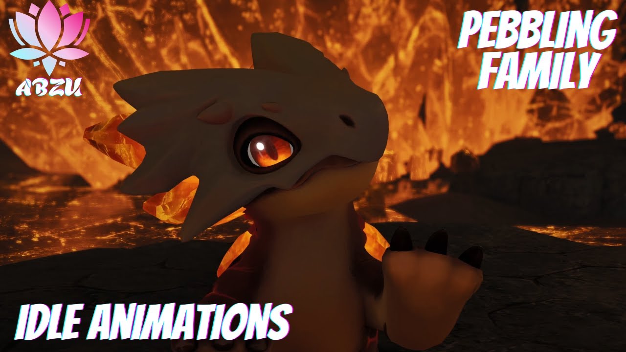 Pebbling family twined idle animations (Aniimo Closed Beta Test 1)