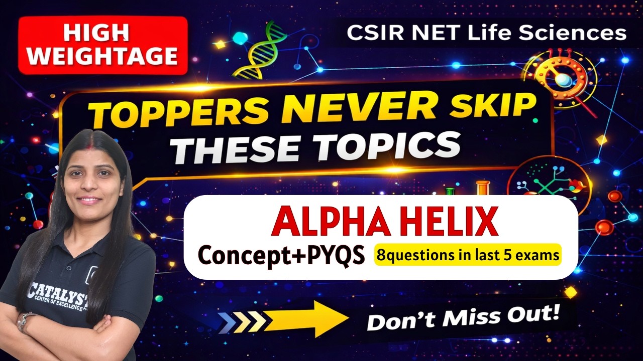 Alpha helix | CSIR-NET Life Sciences|Dr. Shama shukla