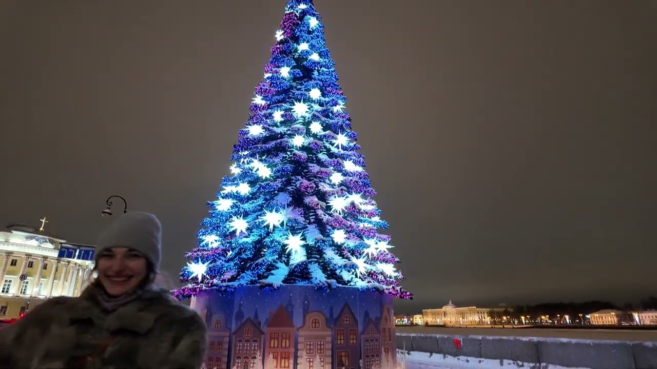 📹🚶‍♂️#5.2🎄 | Новый год в Питере | 2026 | Прогулка по центру города | 04-01-2026