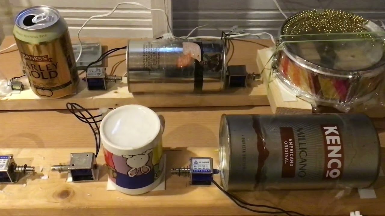 More solenoids drumming 🥁