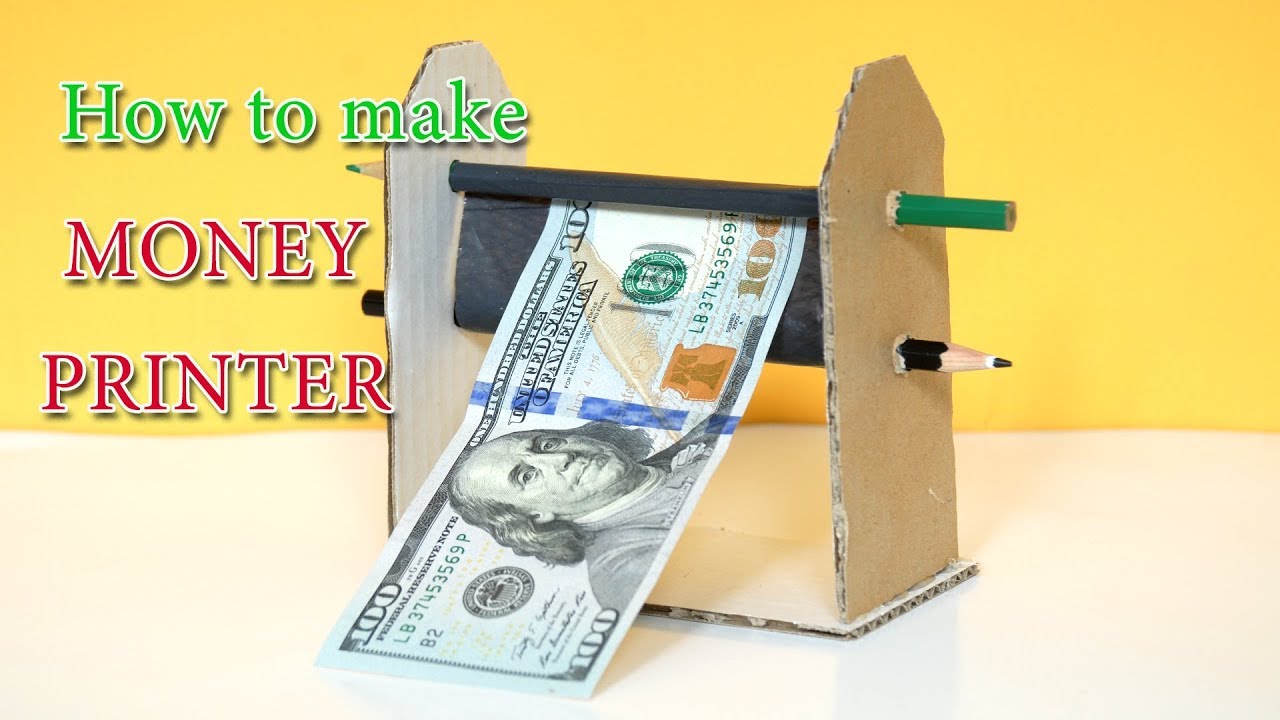 How to make money printer machine | Diy printer machine