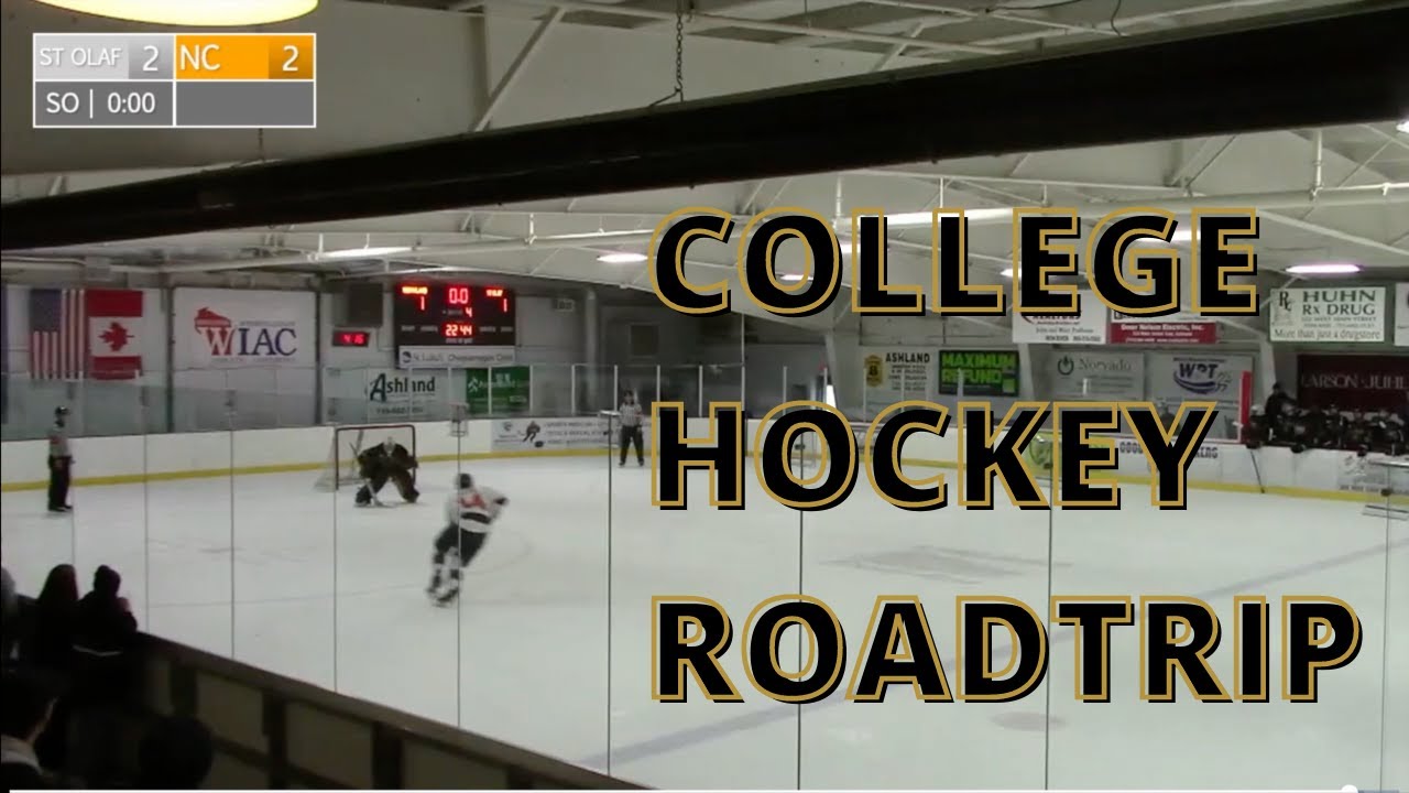 What a D3 Hockey Roadtrip is Like | Life of a College Hockey Goalie