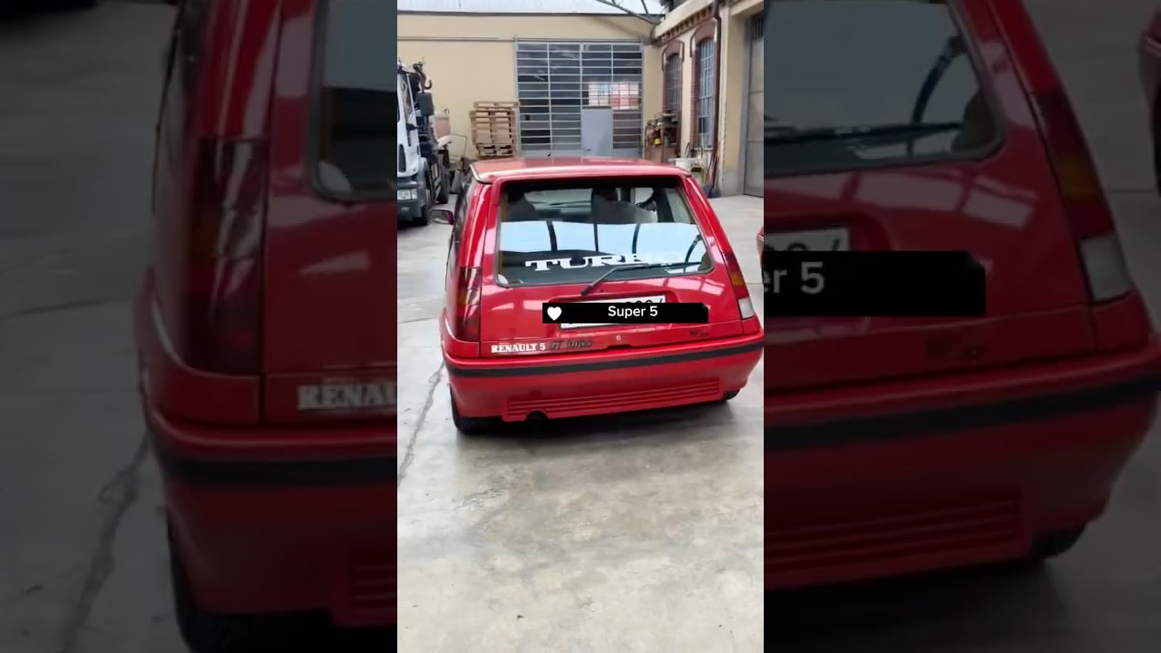 🇫🇷la b&ecirc;te Renault super 5 GT TURBO 😈😈