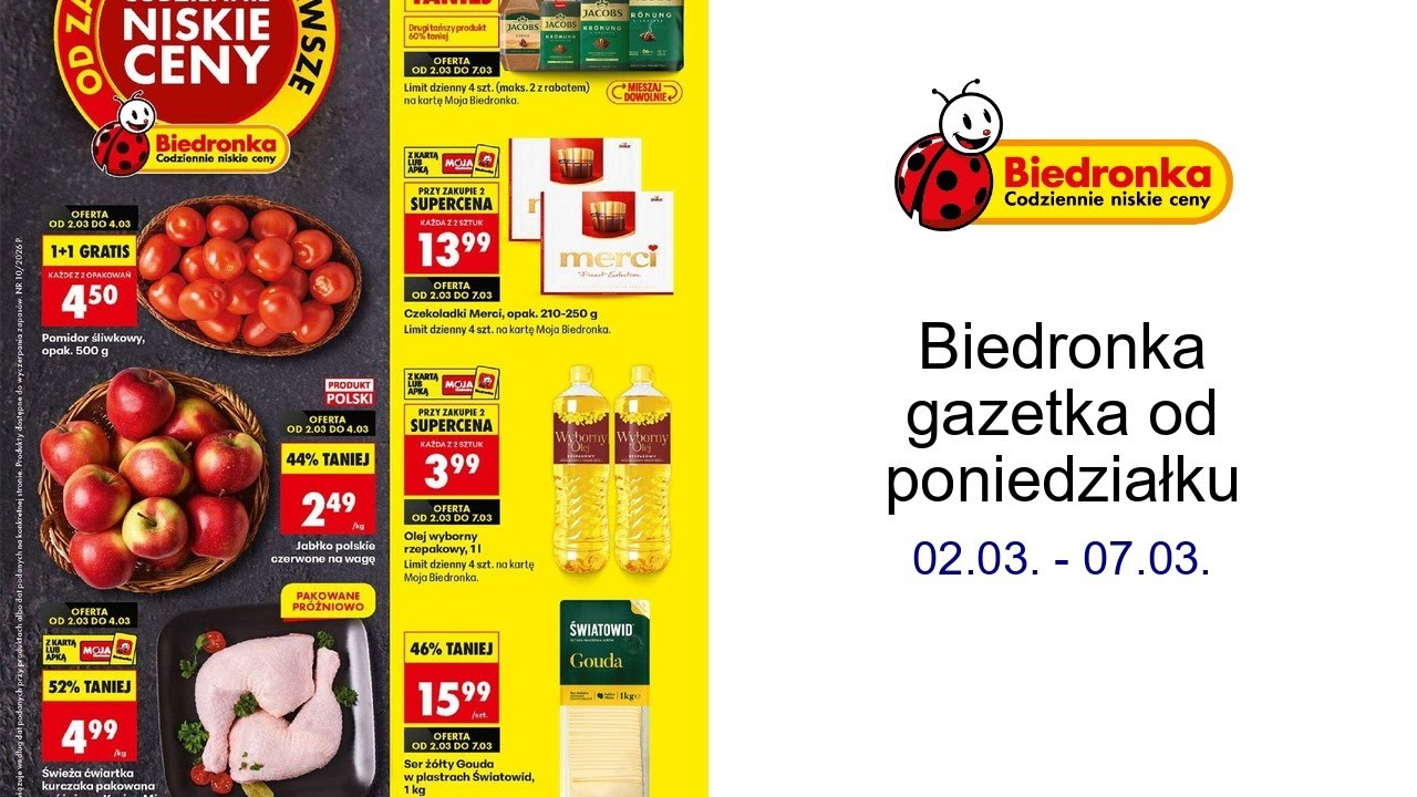 Biedronka gazetka od poniedziałku 02.03. - 07.03.