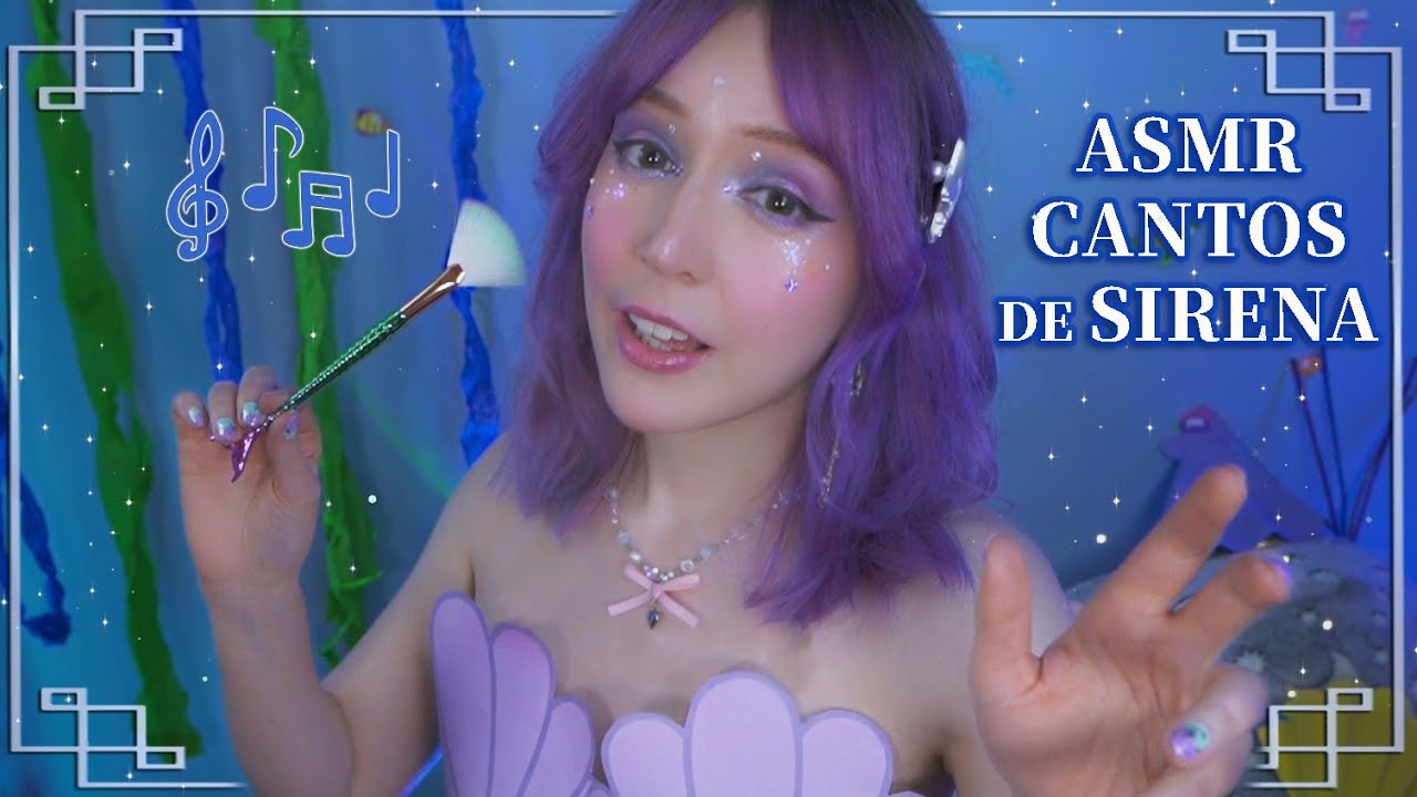 ⭐Te CANTO para que DUERMAS ✨☽ ASMR Cantos de SIRENA🧜‍♀️