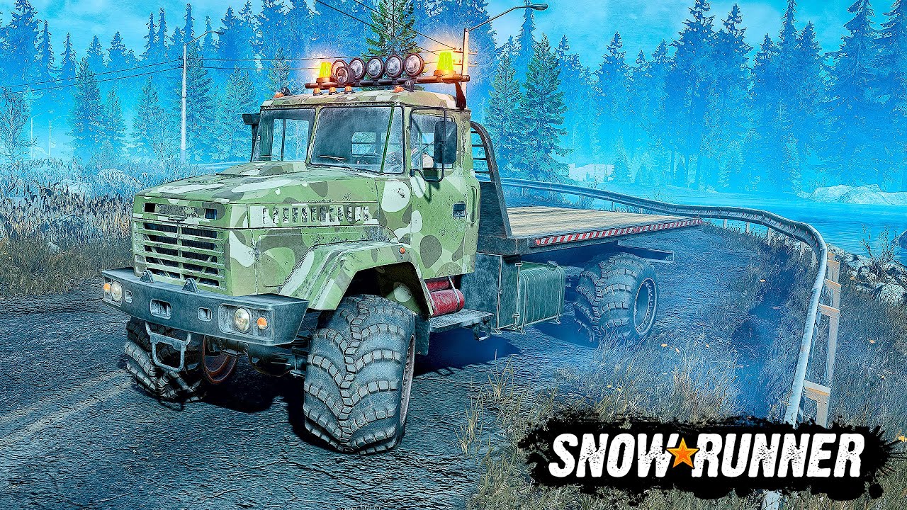 ИСТОРИЯ О ТОМ, КАК УТОПИТЬ КРАЗ...  SNOWRUNNER