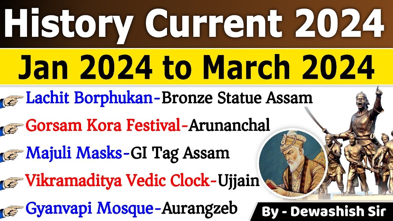 History 2024 Current Affairs | Jan to March 2024 | Current Affairs 2024 | Dewashish Awasthi Sir