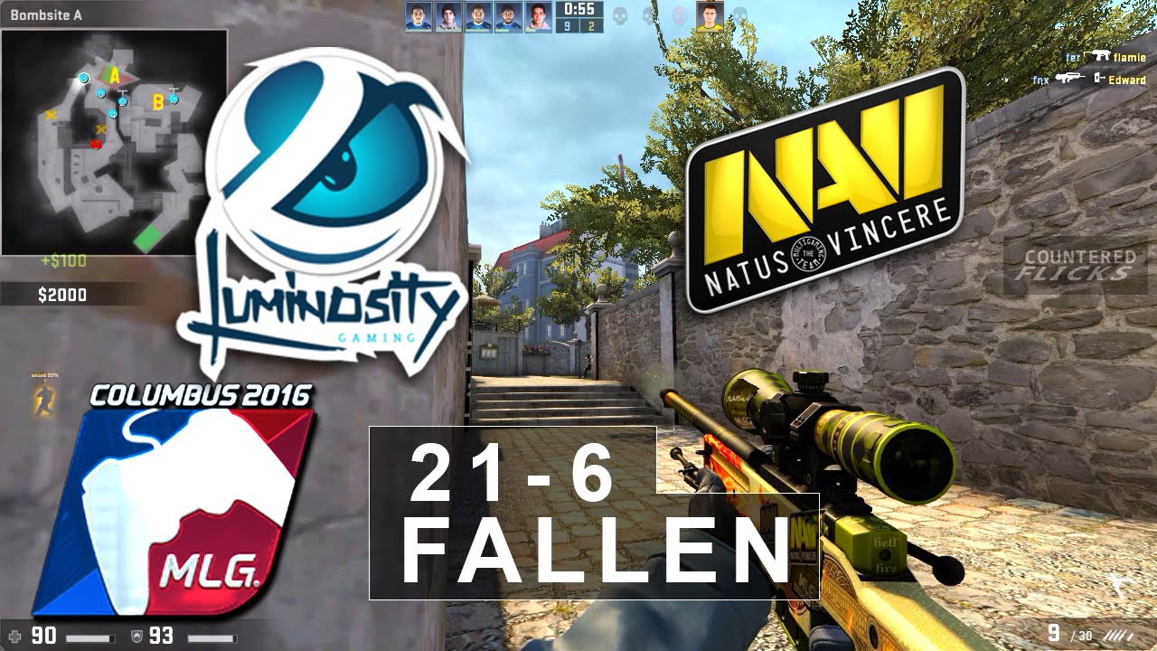 FalleN POV 21-6 vs. NaVi (MLG Columbus 2016)