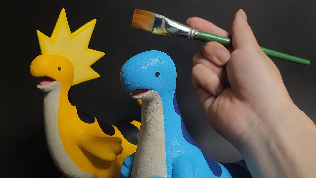 Sculpting Relaxaurus & Lux | Palworld