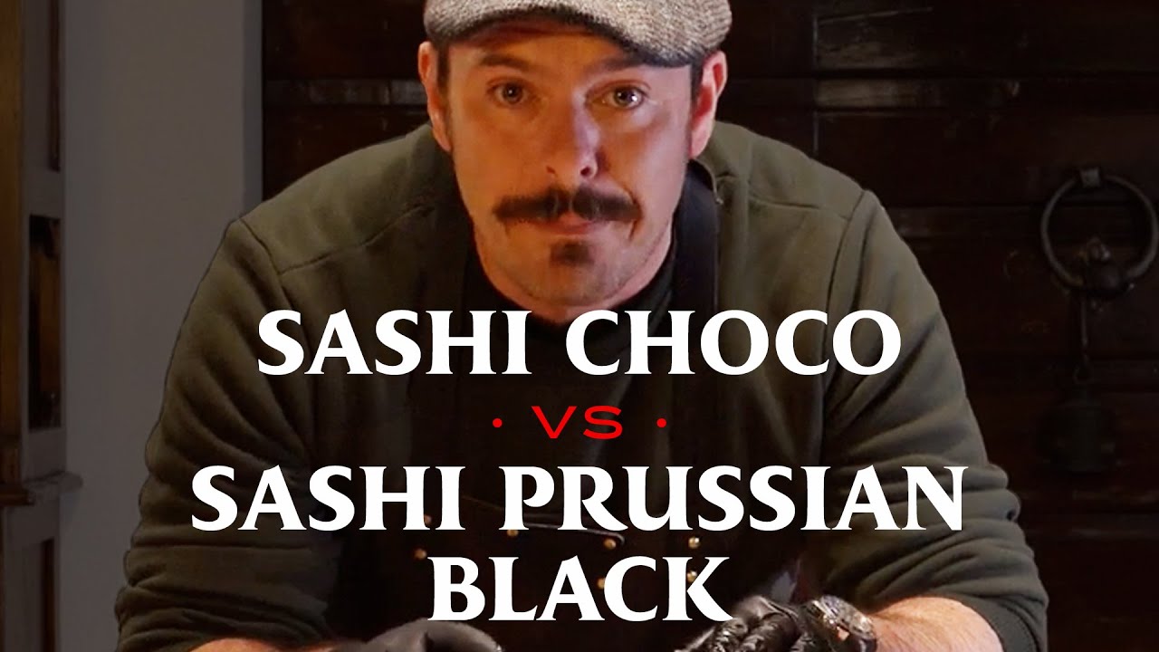 SASHI CHOCO vs SASHI PRUSSIAN BLACK