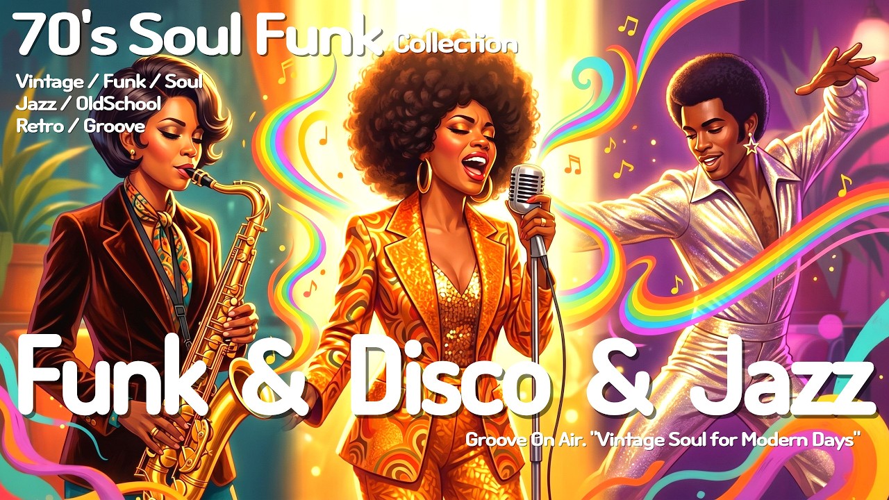 70-е Фанк и Диско Соул ✨ Золотой мед и радость 🍯🌟 Soul Funk, Jazz Funk Mix 🎹🎷