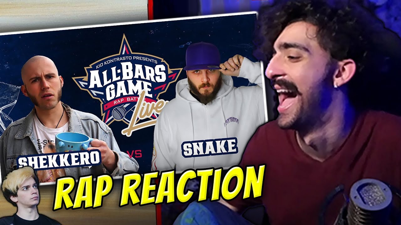 Mario reacta l'All Bars Game - Shekkero vs Snake (w/ Sdrumox)