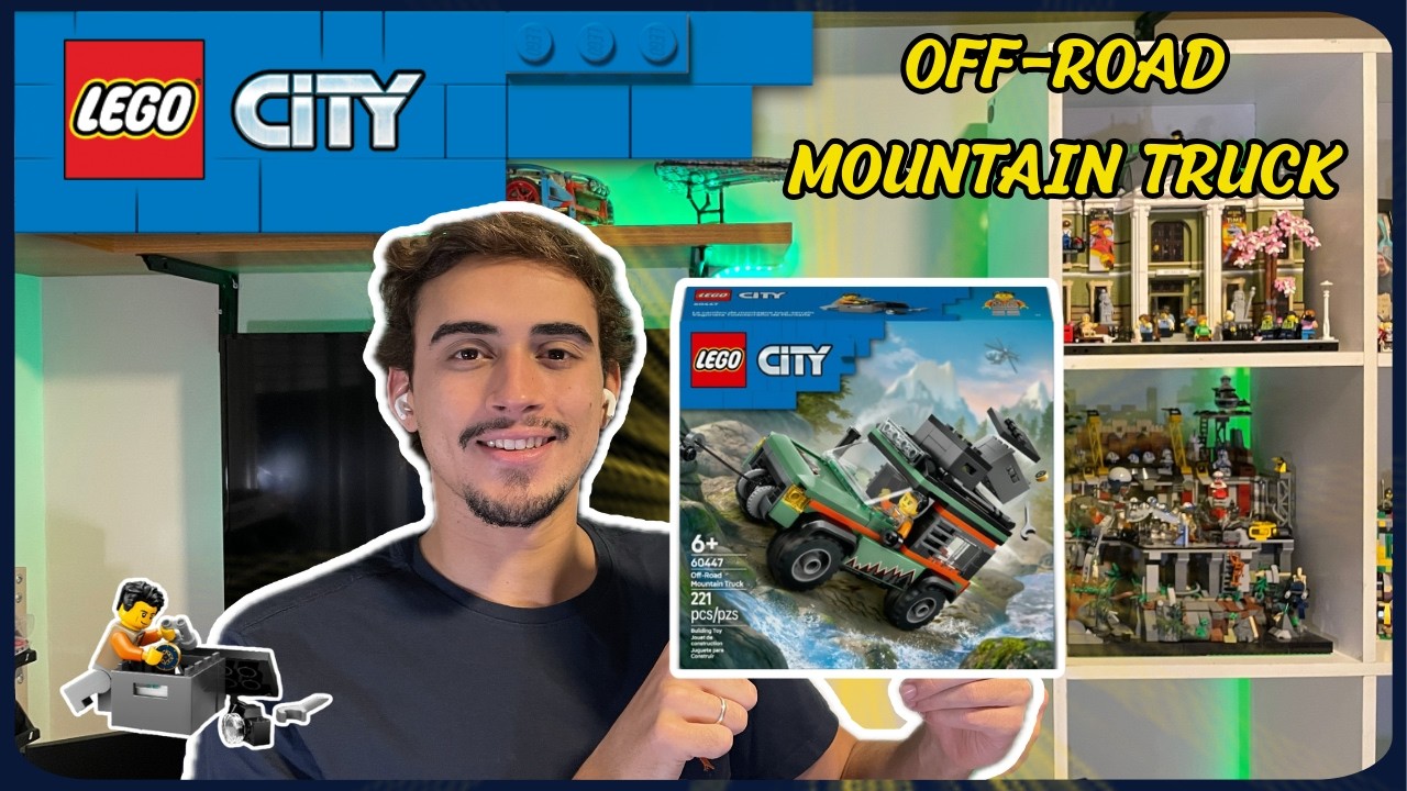 LEGO City  Off-Road 4x4 Mountain Truck (60447) – Review Completa em Português!