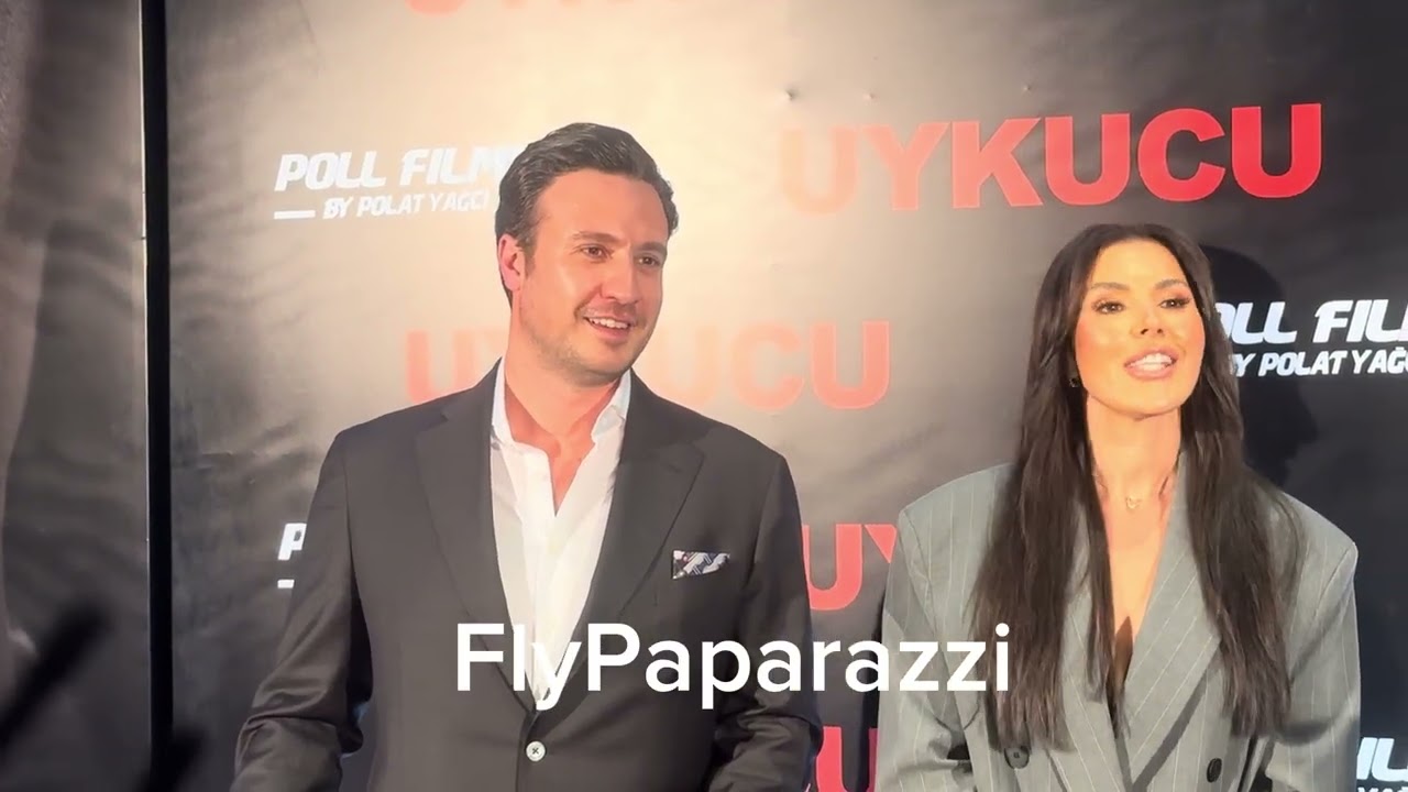 Hatice Şendil&ndash;Burak Sağyaşar &ccedil;ifti, Uykucu galasında  a&ccedil;ıklamalarda bulundular