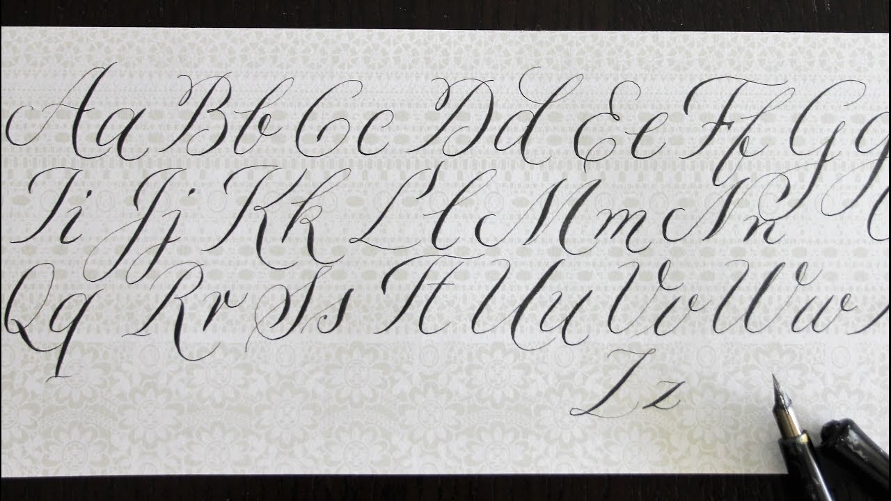 how to write in calligraphy for beginners | easy way
