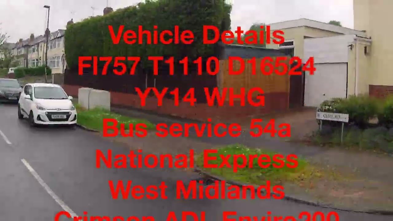 BR 54A  Worlds End To West Bromwich   4K