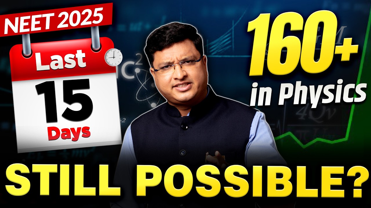NEET 2025 : Still Possible to Score 160+ in Physics? I MUST WATCH I🤔🔥| NV Sir Strategy I Motion NEET