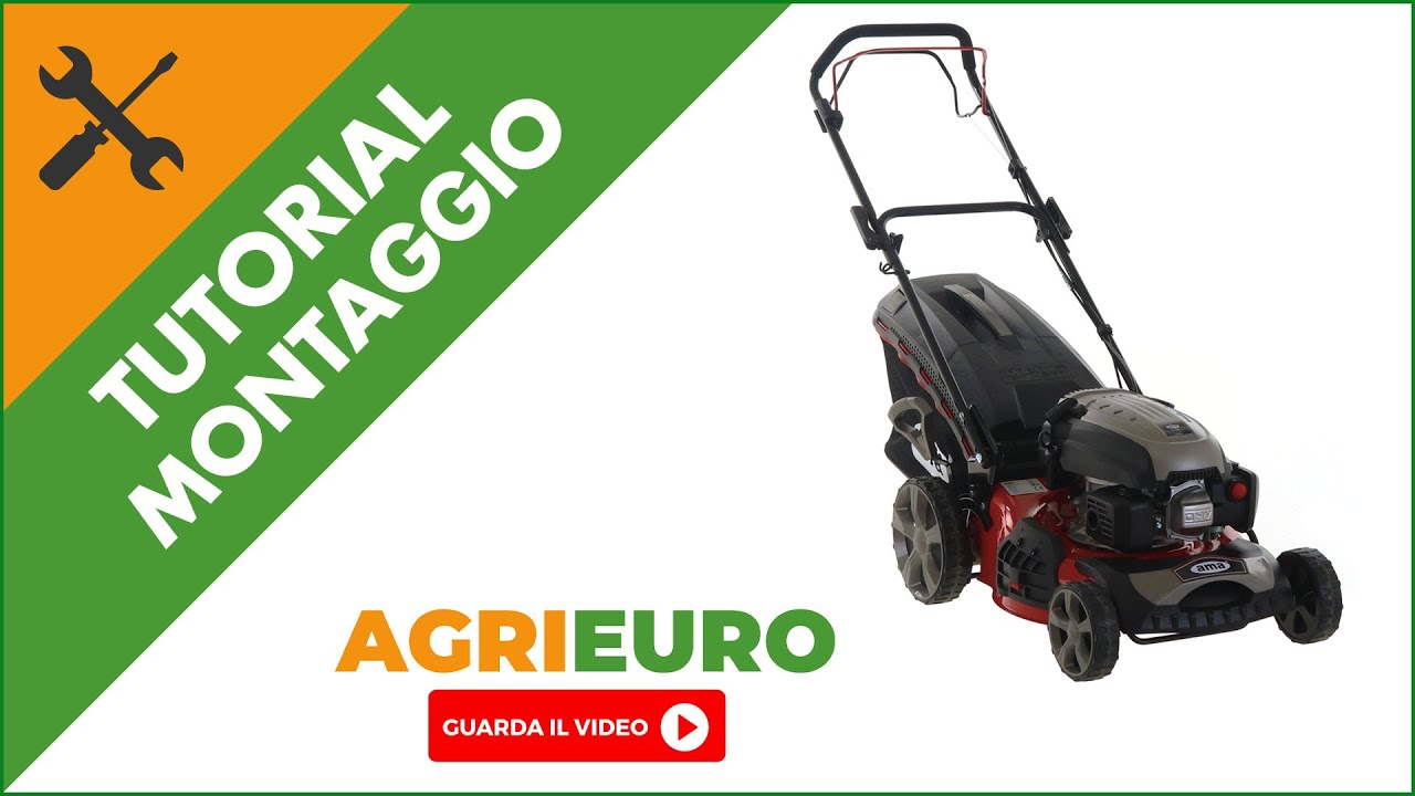 Rasaerba trazionata Ama TRX 465: guida completa al montaggio del prodotto