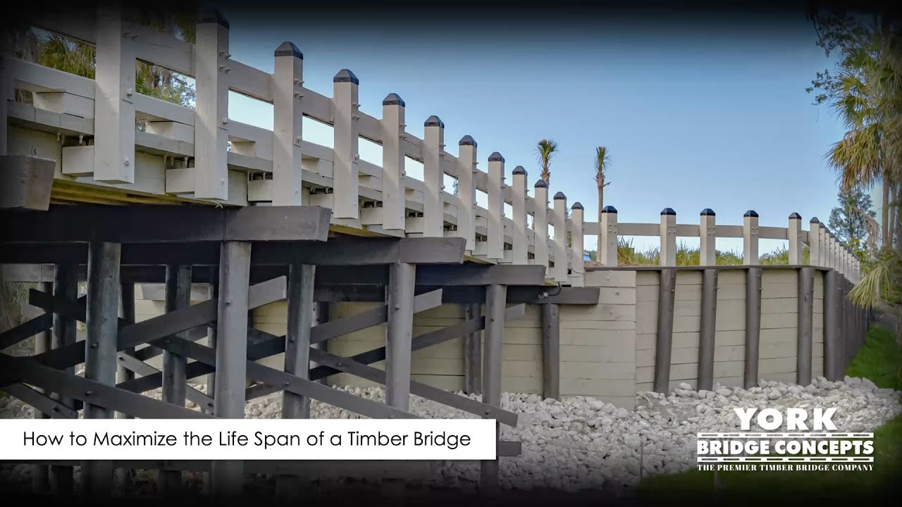How to Maximize the Lifespan of a Timber Bridge | Bridge Maintenance & Design Webinar |YBC