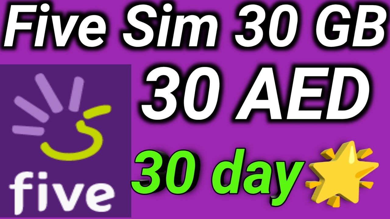 five sim 30 GB internet 30 day