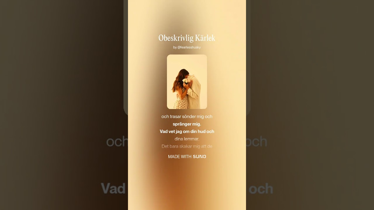 Obeskrivlig Kärlek