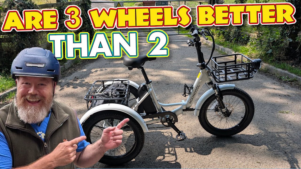 Mooncool TK1 Trike – So much Fun on the  Ultimate Electric Trike for Comfort & Stability!