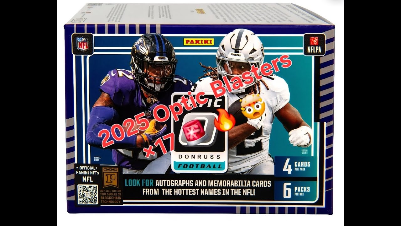 🚨 2025 Optic Football Blasters ×17 - First 👀!  Chasing Downtowns & Uptowns #optic #uptown #2025optic