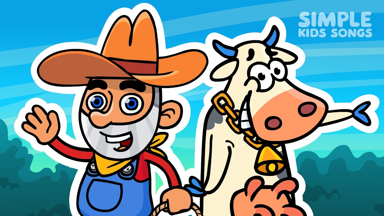 Old MacDonald Had a Farm - Song for Kids - Simple Kids Songs - Video Music For Kids