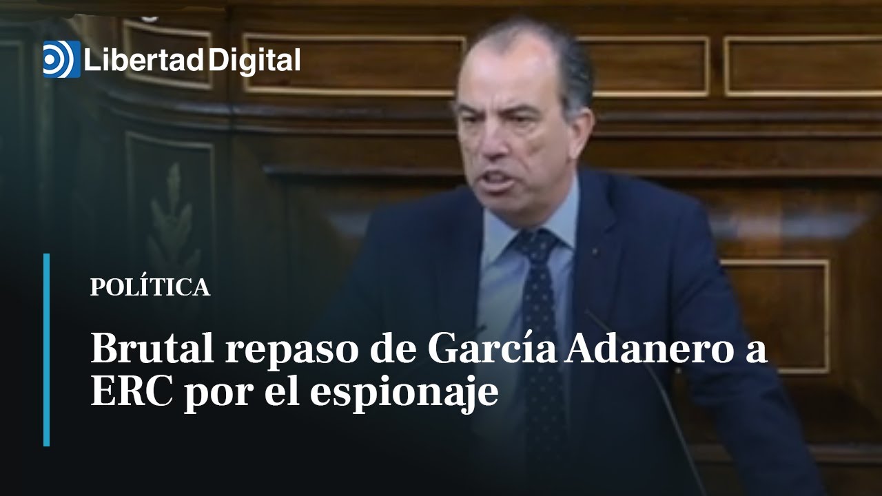 Brutal repaso de García Adanero a ERC por el espionaje: 