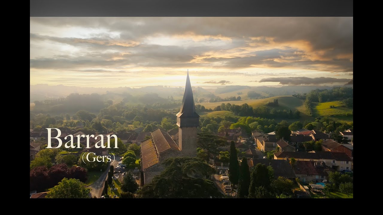 Commune de Barran dans le Gers Occitanie France