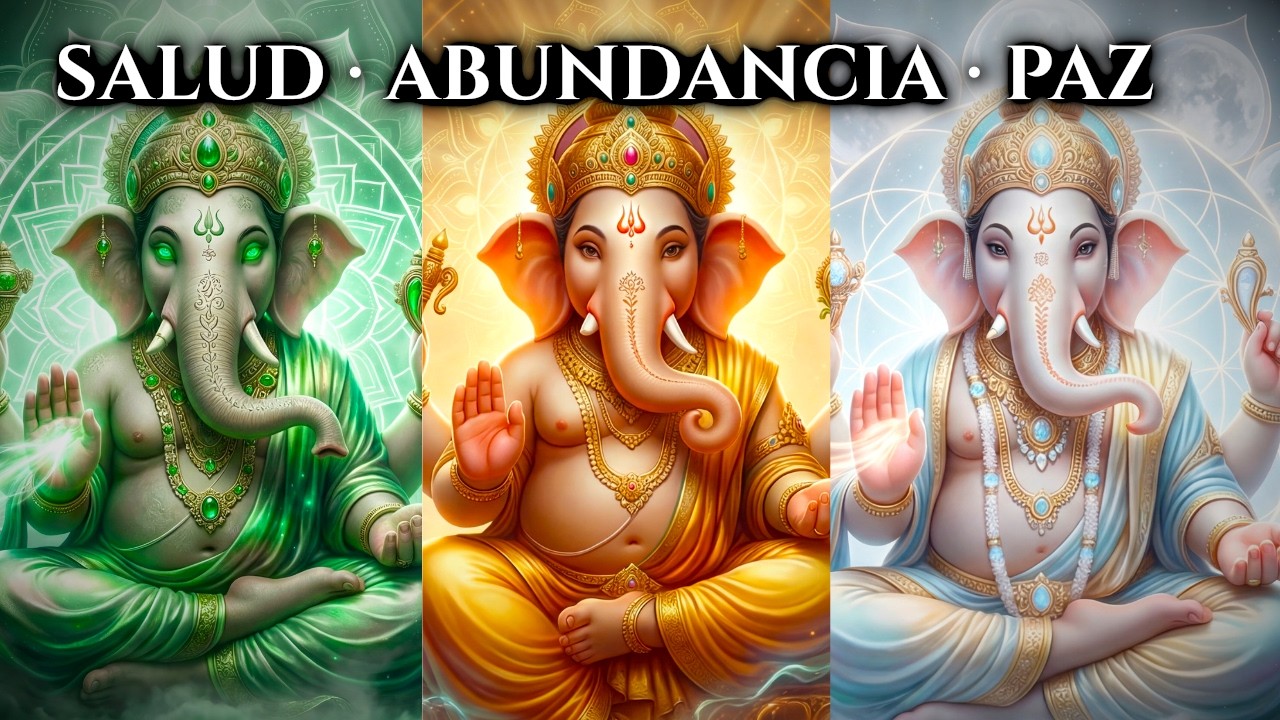 TODO LO QUE NECESITAS! LOS 3 MANTRAS MÁS PODEROSOS DE GANESHA PARA SANAR TU CUERPO Y VIDA FINANCIERA