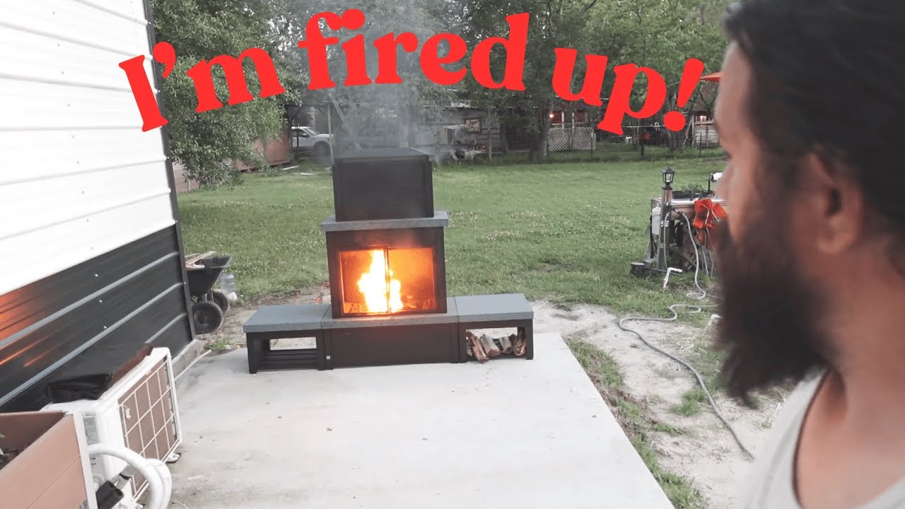 Sunjoy Outdoor Fireplace!