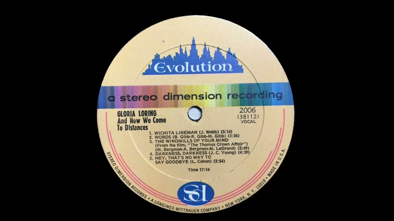 Gloria Loring - Darkness Darkness