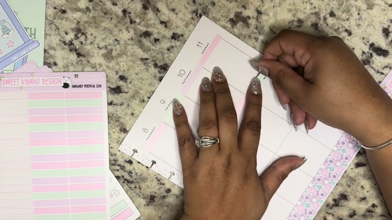 Plan with me: January 6-11, 2026 in my Happy Planner ! 