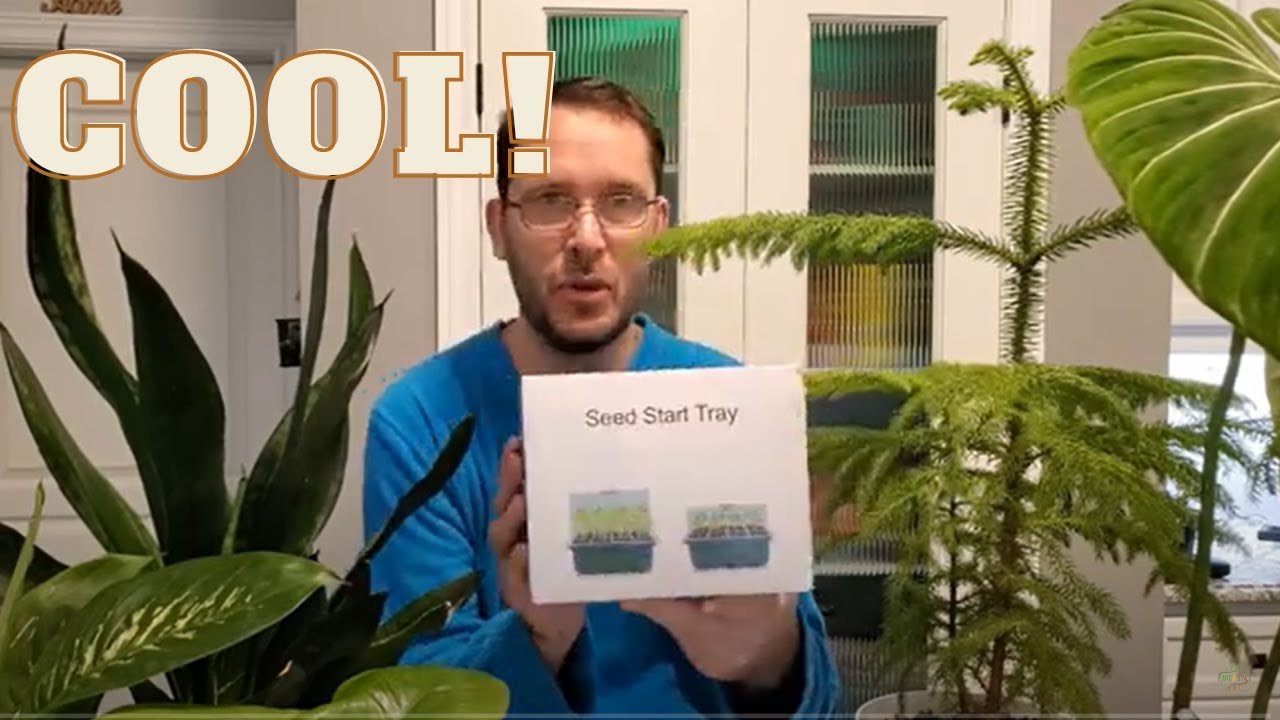 Seed Starter Tray with Built in Grow Lights - Unboxing