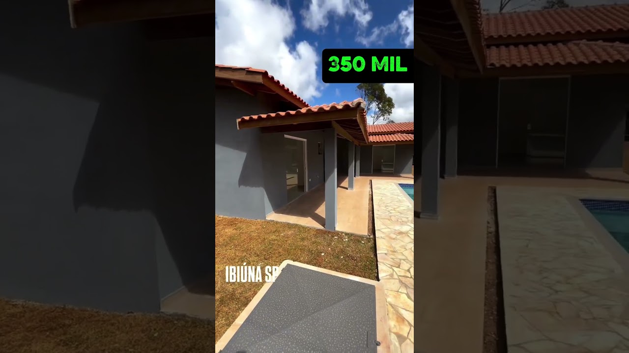 oportunidade &uacute;nica ch&aacute;cara nova &agrave; venda em Ibi&uacute;na 350 mil #mercadoimobiliario