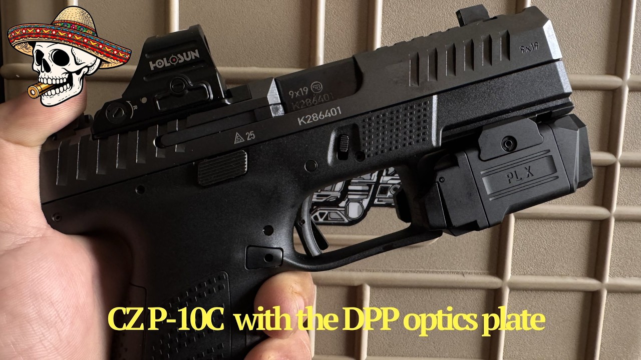 The best optics mount for a CZ P-10C (DPP Optics Plate)