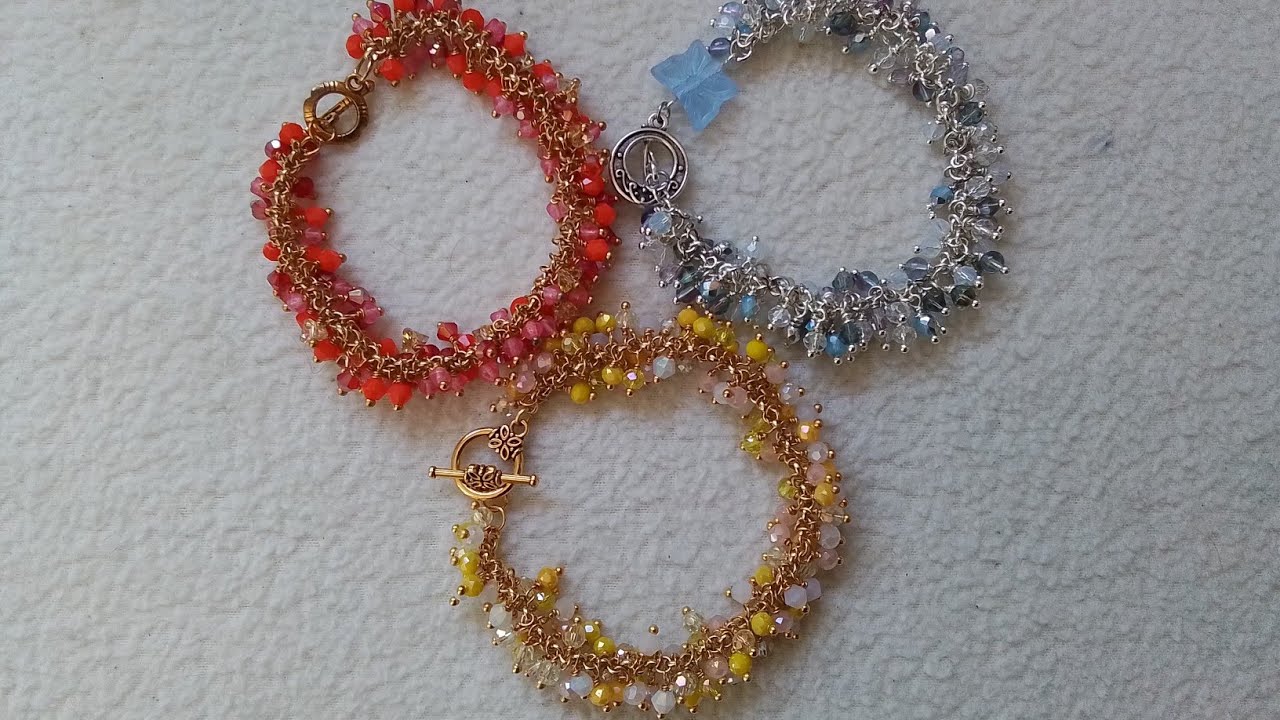 Bicone ChaCha bracelet
