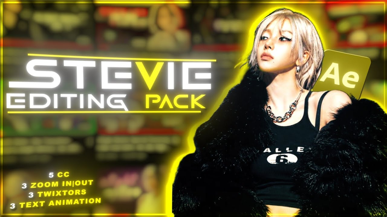 After Effects Stevie Giveaway | Cc , Text , Twixtors And Zoom.
