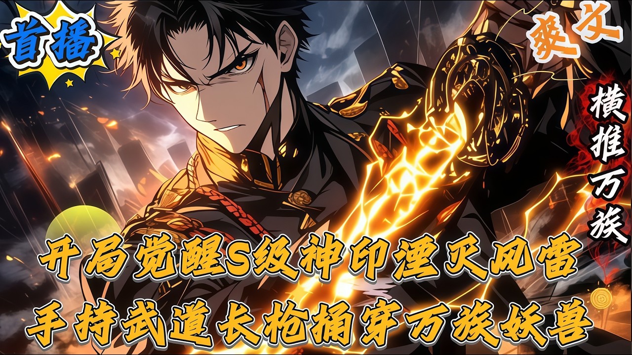 👉最新內容👈开局觉醒S级神印湮灭风雷，手持武道长枪捅穿万族妖兽#爽文#小说#动漫#都市#二次元