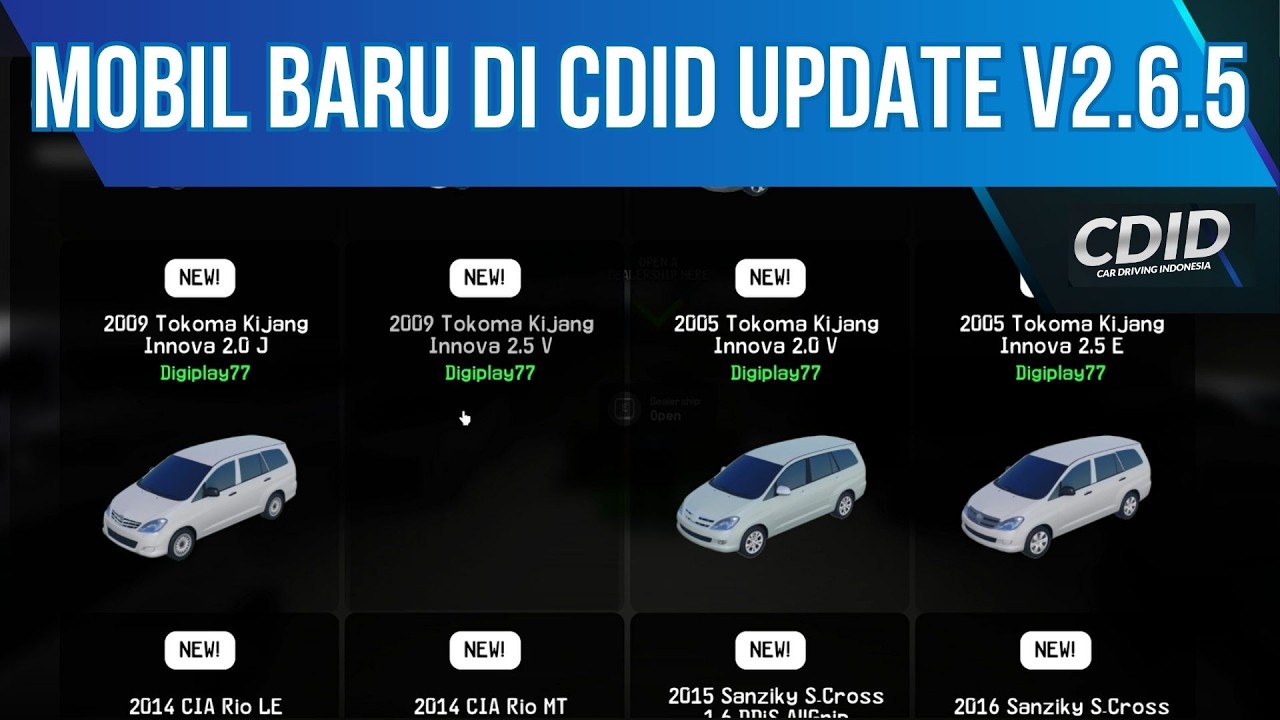 Mobil Baru di CDID Update Nostalgia v2 6 5