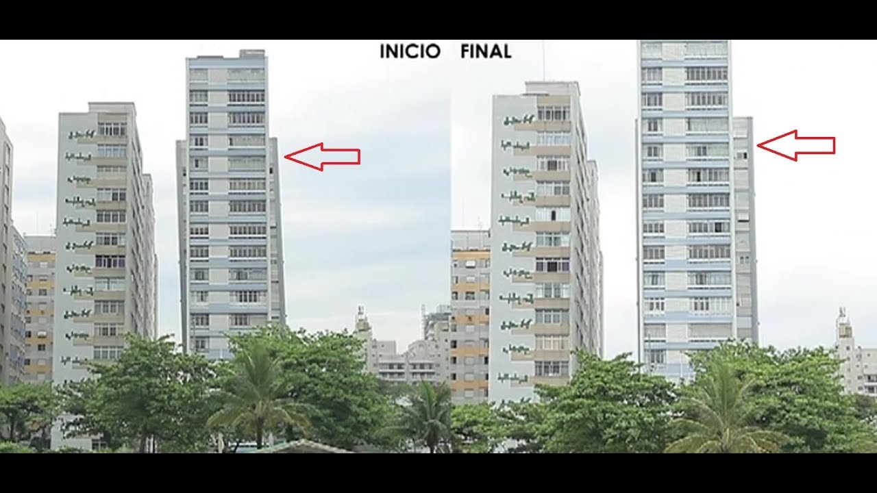 Reaprumo de Edifício Inclinado (