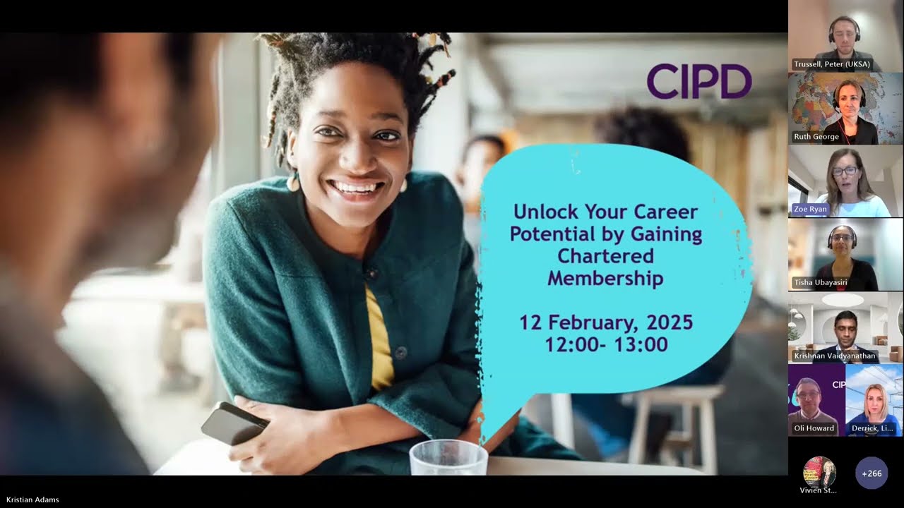 Unlock your career potential by gaining Chartered membership - Webinar