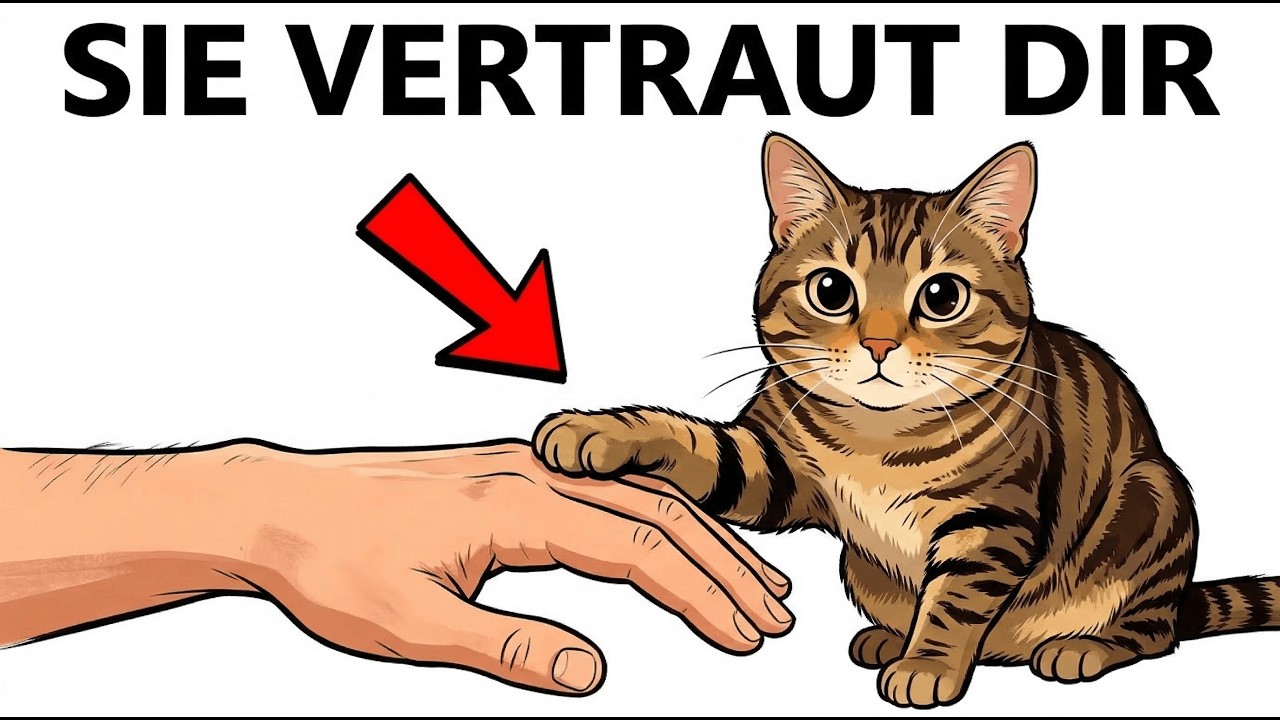 Wenn Deine Katze Ihre Pfote auf Dich legt, versucht sie Dir GENAU DAS zu sagen…