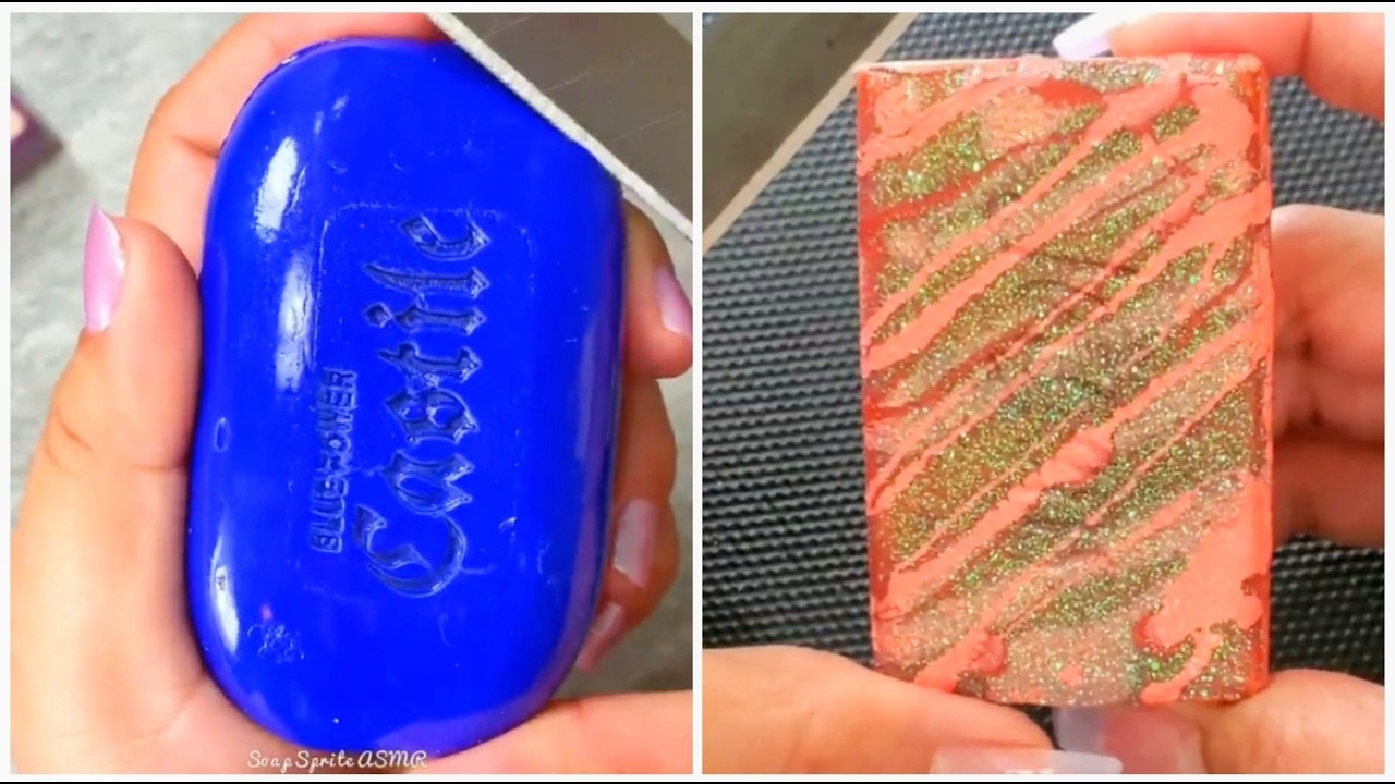 ✨ ASMR Soap Carving for Stress Relief ✨