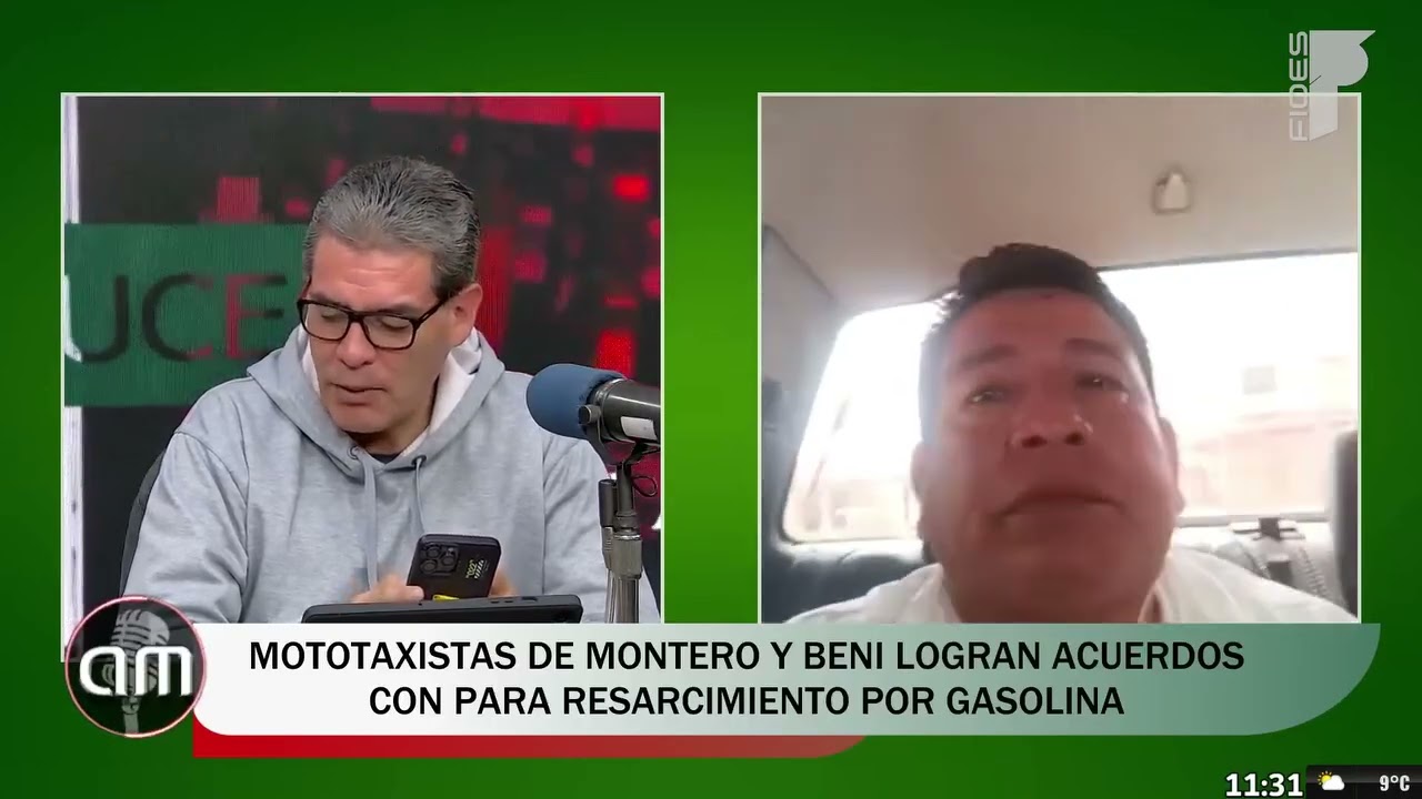 🔴 MOTOTAXISTAS DE MONTERO Y BENI LOGRAN ACUERDOS CON PARA RESARCIMIENTO POR GASOLINA