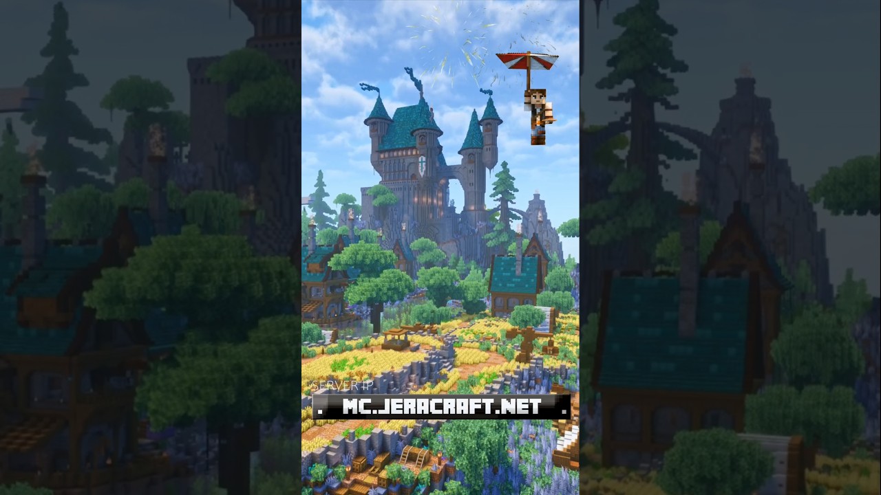 Official Jeracraft MMORPG Server! #minecraft #minecraftsmp #minecraftbuilds #mmorpg  #minecraftmemes