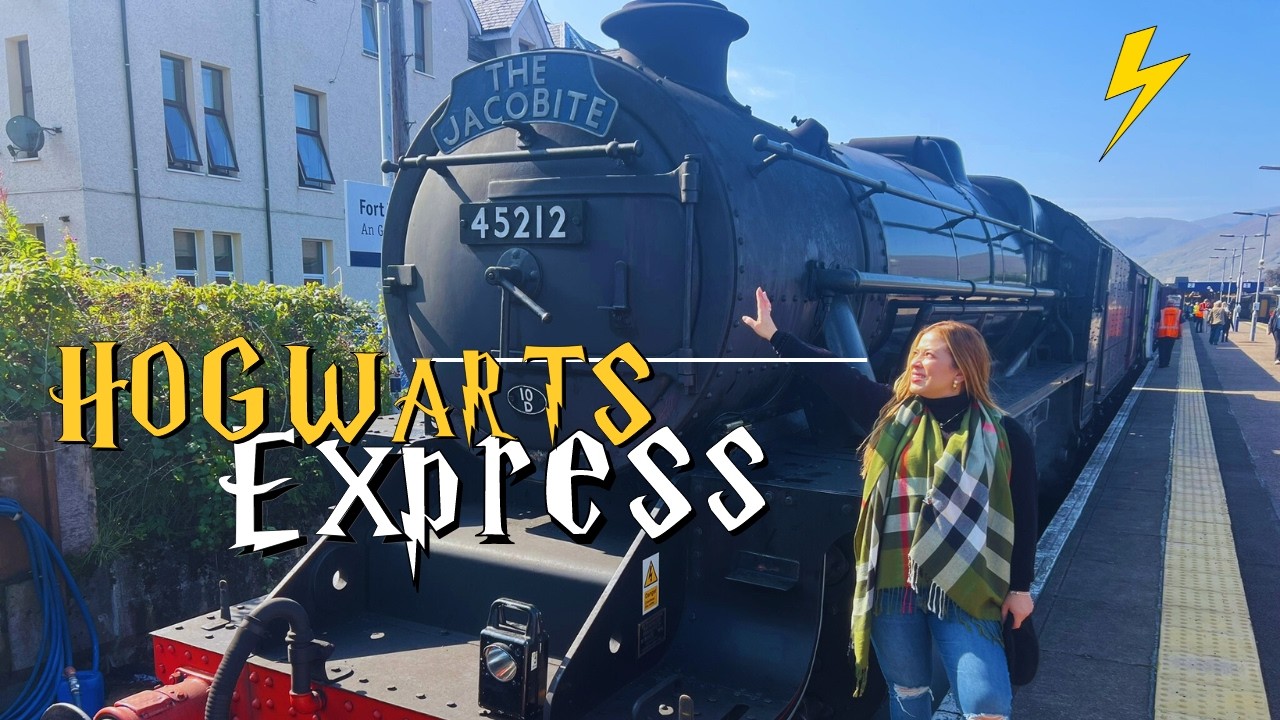 El tren de Harry Potter es REAL - Hogwarts Express en Escocia - Jacobite ¿Sobrevalorado? | Aranza