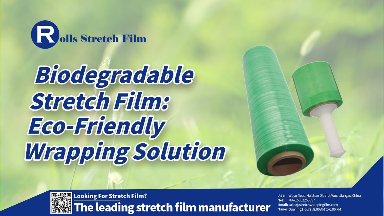 🌿 Biodegradable Stretch Film: Eco-Friendly Wrapping #stretchfilm