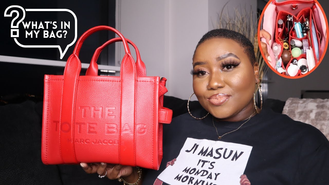 What's in my bag? | Marc Jacobs Leather Mini Tote Bag | Quality Issues?